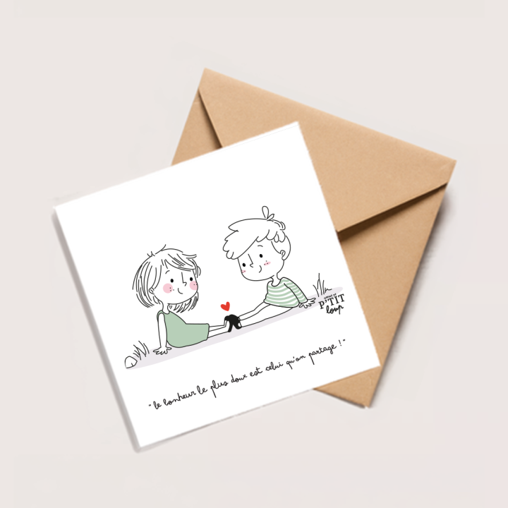 Carte – Bisous pieds