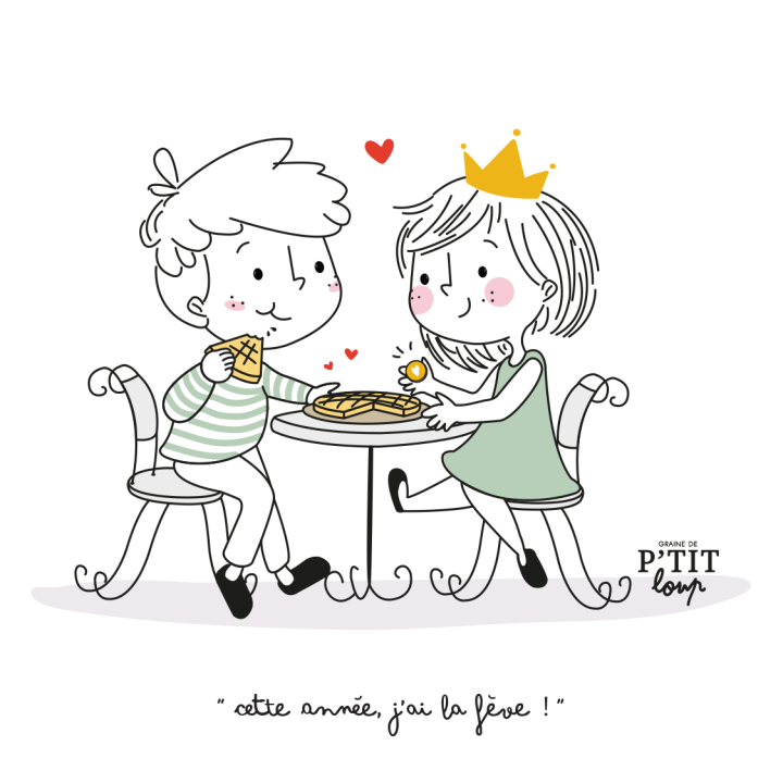 Carte – j’ai la fève